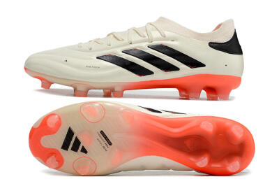 Adidas Copa Pure 2+ FG Low-Tops Football Boots - Beige/Black/Red