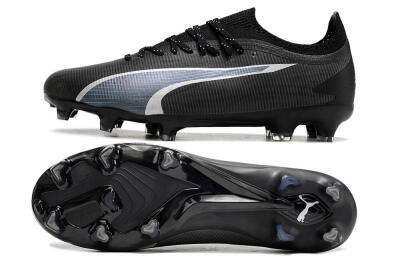 Puma Ultra Ultimate FG Low-Tops Football Boots - Black/Blue/White