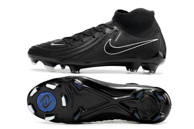 Nike Phantom Luna Elite FG High-Tops Football Boots - Black/White/Blue