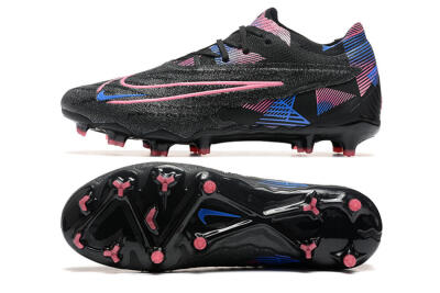 Nike Phantom GX Elite FG Low-Tops Football Boots - Black/Pink/Blue
