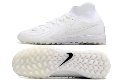 Nike Phantom Luna Elite NU TF High-Tops Football Shoes - White/Black