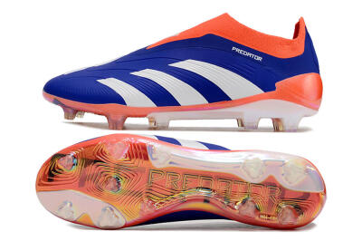Adidas Predator Accuracy+ FG Low-Tops Football Boots - Blue/White/Red