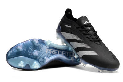Adidas Predator Accuracy.1 FG Low-Tops Football Boots - Black/Silver/Blue