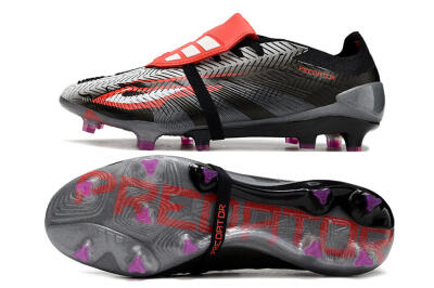 Adidas Predator Elite Foldover Tongue FG Low-Tops Football Boots - Black/White/Red