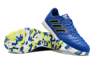 Adidas Top Sala FG Low-Tops Football Shoes - Blue/Black/Yellow