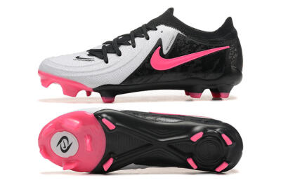 Nike Phantom Luna Elite NU FG Low-Tops Football Boots - White/Black/Pink
