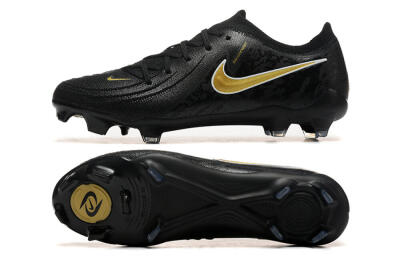 Nike Phantom Luna Elite NU FG Low-Tops Football Boots - Black/Gold