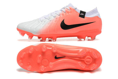Nike Tiempo Legend 10 Elite FG Low-Tops Football Boots - White/Pink/Black
