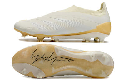 Adidas Predator Accuracy+ Laceless FG Low-Tops Football Boots - White/Beige