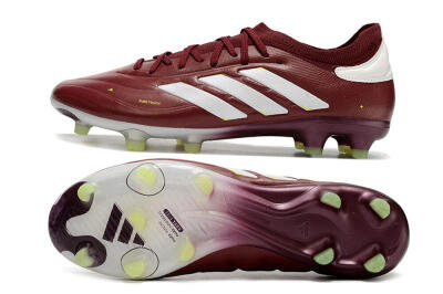 Adidas Copa Pure 2+ FG Low-Tops Football Boots - Red/White/Yellow