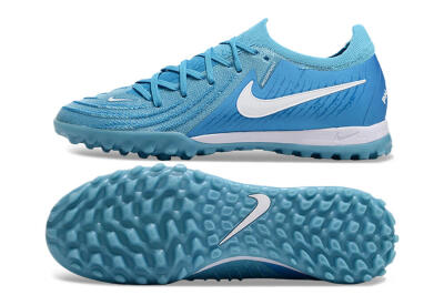 Nike Phantom Luna Elite TF Low-Tops Football Shoes - Jade/White/Blue