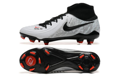 Nike Phantom Luna Elite FG High-Tops Football Boots - White/Red/Black/Grey