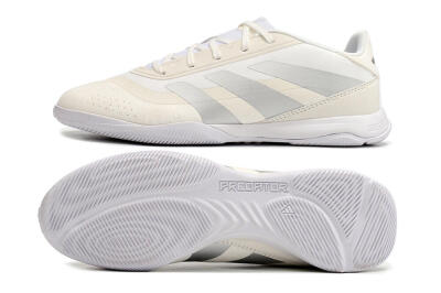 Adidas Predator 24 Elite IC Low-Tops Football Shoes - Beige/Grey