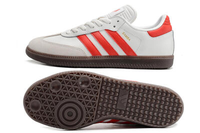Adidas Samba Messi Indoor TF Low-Tops Football Shoes - Grey/White/Red