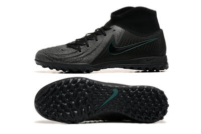 Nike Phantom GX 2 Luna Elite TF High-Tops Football Shoes - Grey/Black/Jade