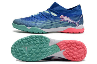 Puma Future Ultimate TF Low-Tops Football Shoes - Blue/White/Pink