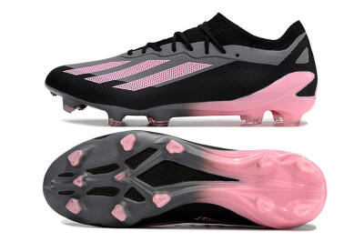 Adidas X 23 Crazyfast.1 FG Low-Tops Football Boots - Black/Pink
