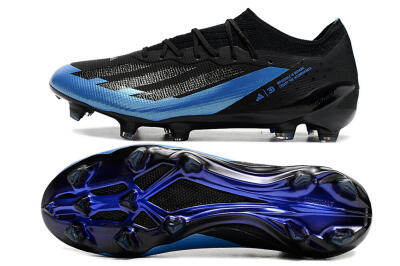 Adidas X Crazyfast.1 FG Low-Tops Football Boots - Black/Blue/Gold