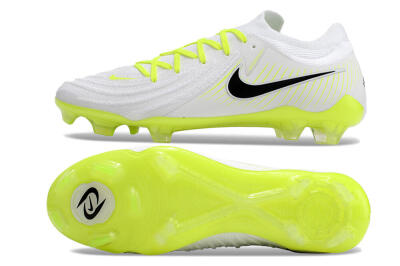 Nike Phantom Luna Elite NU FG Low-Tops Football Boots - White/Yellow/Black