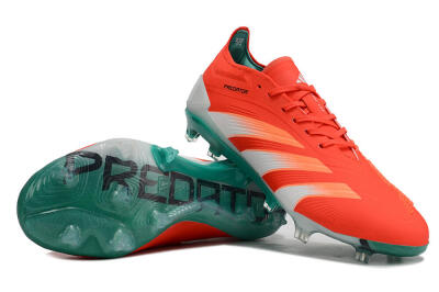 Adidas Predator Accuracy FG Low-Tops Football Boots - Red/White/Green