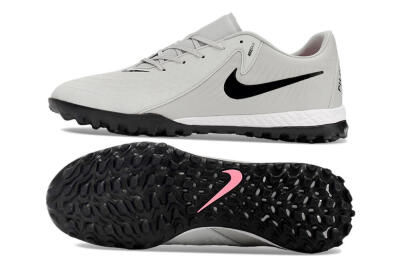 Nike Phantom GX 2 Acad LV8 TF Low-Tops Football Shoes - Grey/Black/White