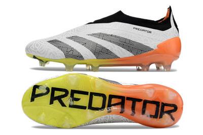 Adidas Predator Accuracy+ FG Low-Tops Football Boots - White/Black/Orange