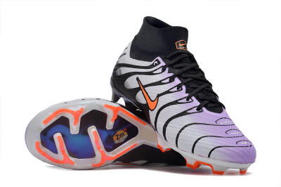 Nike Air Zoom Mercurial Superfly 9 Elite FG High-Tops Football Boots - Purple/Black/Orange