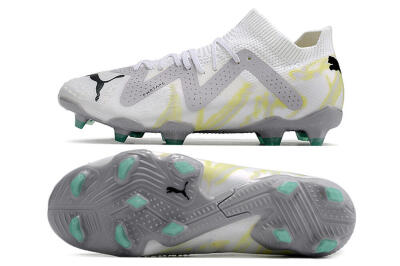 Puma Future Ultimate FG Low-Tops Football Boots - White/Black