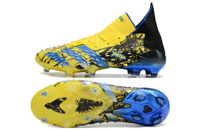 Adidas Predator Freak.1 Marvel FG High-Tops Football Boots - Yellow/Blue/Black