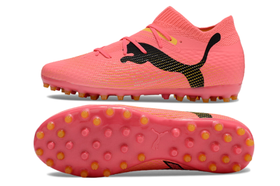 Puma Future Ultimate MG Low-Tops Football Boots - Red/Black/Yellow