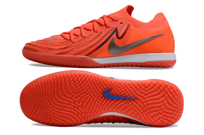 Nike Phantom GX 2 Elite IC Low-Tops Football Shoes - Red/Silver/Blue
