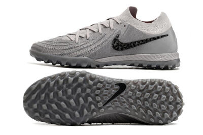 Nike Phantom GX 2 Elite TF Low-Tops Football Shoes - Grey/Black