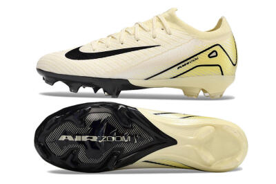 Nike Air Zoom Mercurial Vapor 16 Elite FG Low-Tops Football Boots - Beige/Black/Yellow
