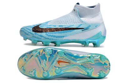 Nike Phantom GX Elite FG High-Tops Football Boots - Jade/Black/Gold