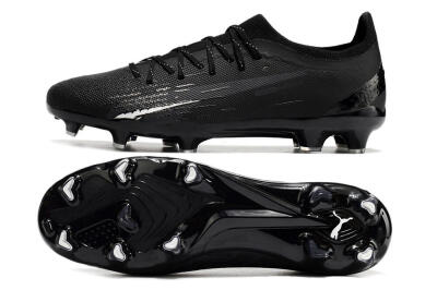 Puma Ultra Ultimate FG Low-Tops Football Boots - Black/White