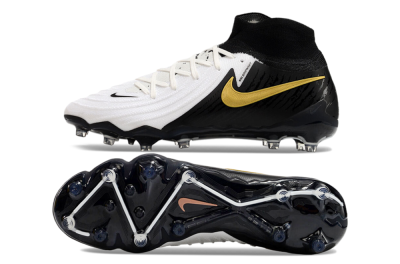 Nike Phantom Luna Elite AG High-Tops Football Boots - White/Black/Gold