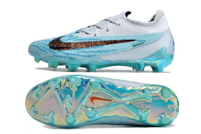 Nike Phantom GX Elite FG Low-Tops Football Boots - Jade/Black/Gold