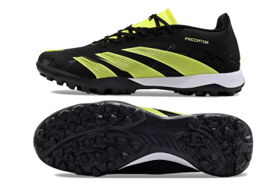 Adidas Predator 24 Elite TF Low-Tops Football Shoes - Black/Yellow/White