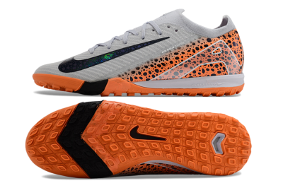 Nike Air Zoom Mercurial Vapor 15 Elite TF Low-Tops Football Shoes - Grey/Orange/Black