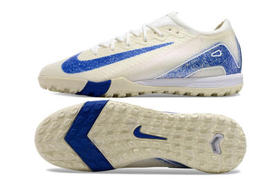 Nike Air Zoom Mercurial Vapor 16 Elite TF Low-Tops Football Shoes - Beige/Blue