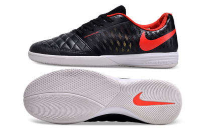 Nike Lunar Gato 2 IC Low-Tops Football Shoes - Black/Red/White