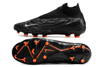 Nike Phantom GX Elite DF FG High-Tops Football Boots - Black/White