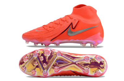 Nike Phantom Luna Elite AG High-Tops Football Boots - Red/Silver/Gold
