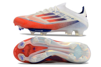 Adidas F50 Adizero FG Low-Tops Football Boots - Red/Blue/White