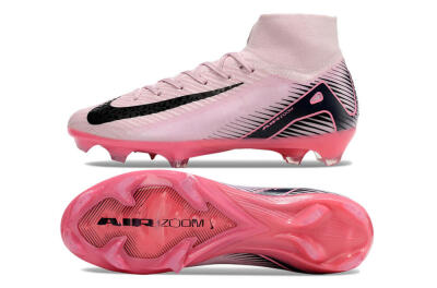 Nike Air Zoom Mercurial Superfly 10 Elite FG High-Tops Football Boots - Pink/Black