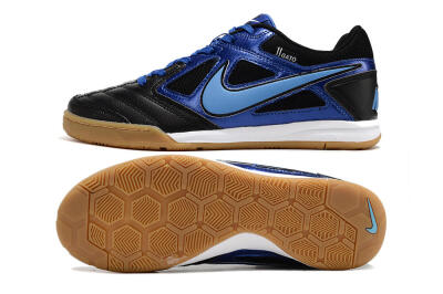 Supre x Nike SB Gato IC Low-Tops Football Shoes - Black/Blue/White