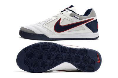 Supre x Nike SB Gato IC Low-Tops Football Shoes - White/Black/Red/Blue