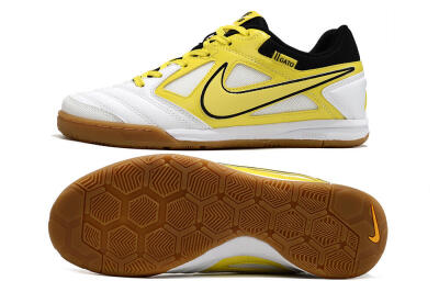 Supre x Nike SB Gato IC Low-Tops Football Shoes - White/Yellow/Black