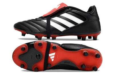 Adidas Copa Gloro 2 FG Low-Tops Football Boots - Black/White/Red