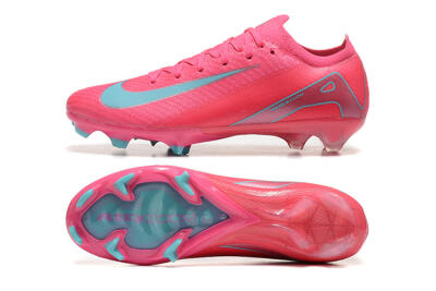 Nike Air Zoom Mercurial Vapor 16 Elite FG High-Tops Football Boots - Pink/Mint